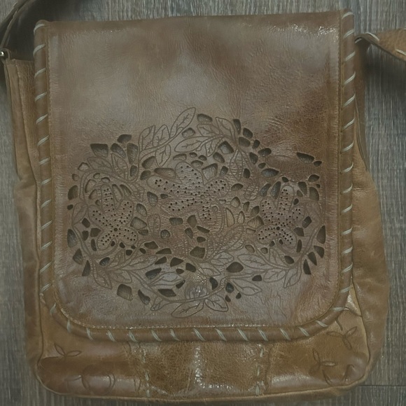 Veley vintage messenger leather bag crossbody - Picture 5 of 11